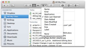 All My Files in Finder